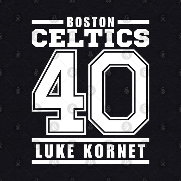 Boston Celtics Kornet 40 Basketball Player by ArsenBills